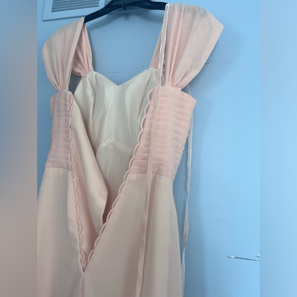 Peach nude Bridesmaids dress - Picture 9 of 15
